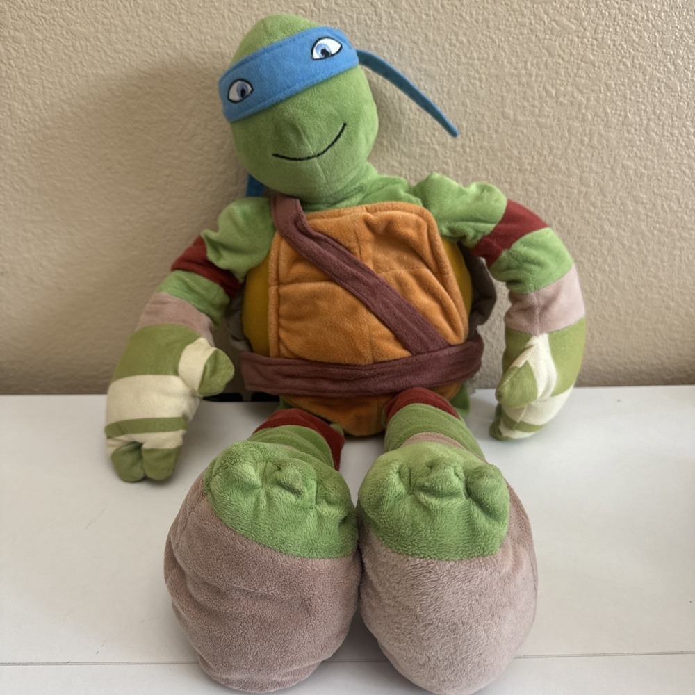 Nickelodeon 24" Teenage Mutant Ninja Turtles Leonardo Plush Stuffed Animal 2014